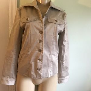 Amici Military Chic Button Down Jacket